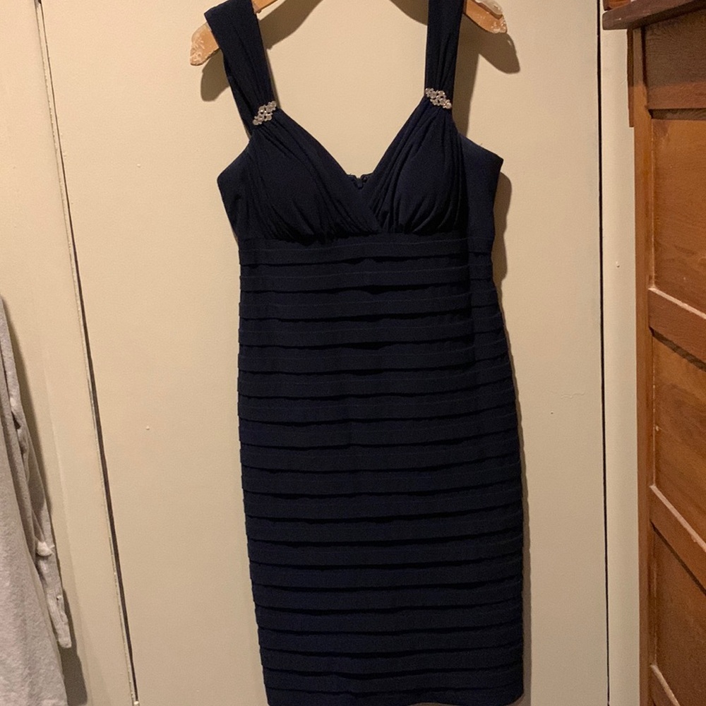 Cocktail dress dark blue